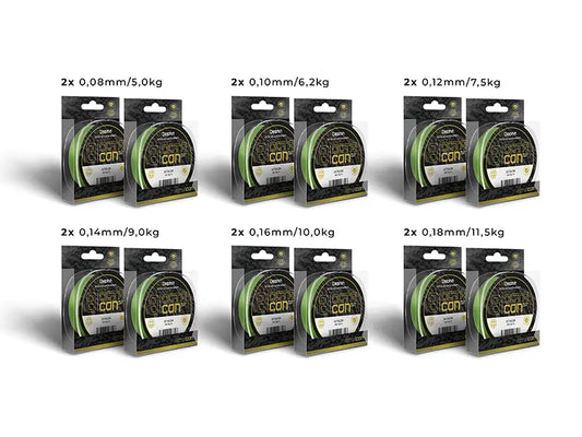 Set Limitat Delphin OctaCON Line SET / verde fluo 12 buc