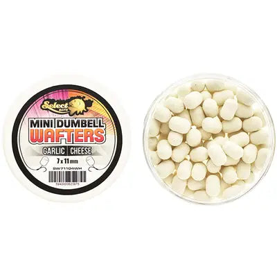 Select Baits Mini Dumbells Wafters Garlic Cheese 7 X 11mm