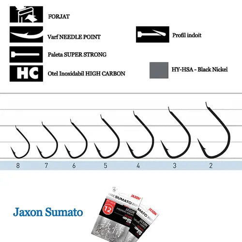 Jaxon Carlige Sumato Kaizu Nr 4 Negru