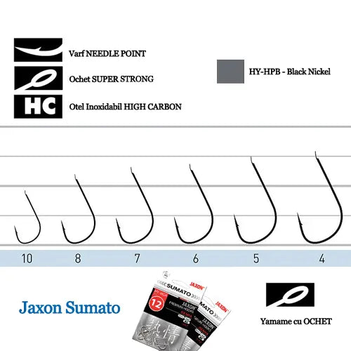 Jaxon Carlige Sumato Yamame Nr 6 Negru