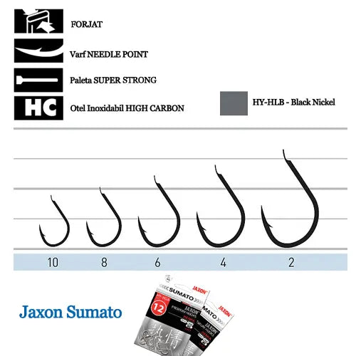 Jaxon Carlige Sumato Koiso Nr 8 Negru