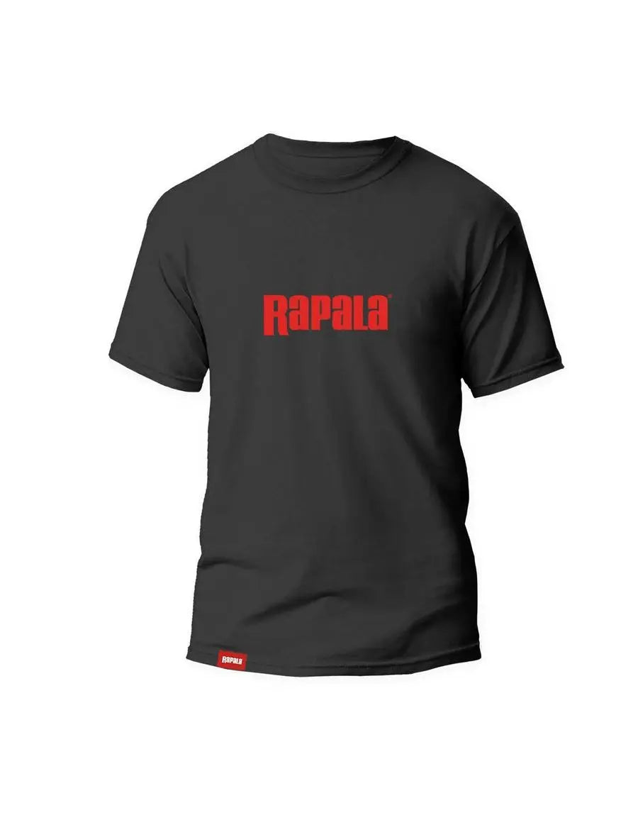 Rapala BLACK RED LOGO T-SHIRT M