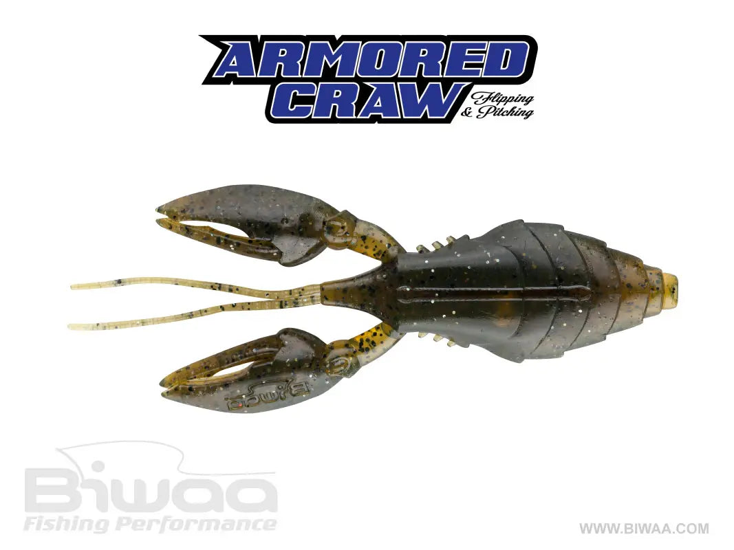 Biwaa Shad Armored Craw 3 7.5cm 02 Green Pumpkin
