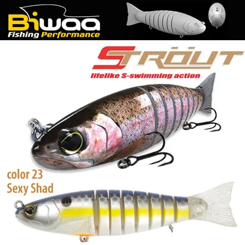 Biwaa Swimbait Strout 6.5 16cm 52gr 23 Sexy Shad