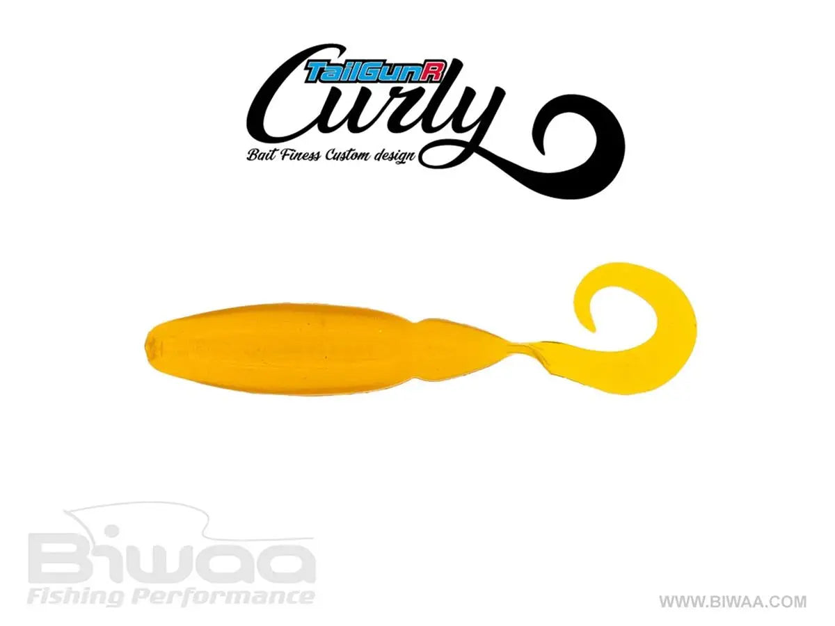 Biwaa Shad Tailgunr Curly 3.5 9cm 022 Motor Oil