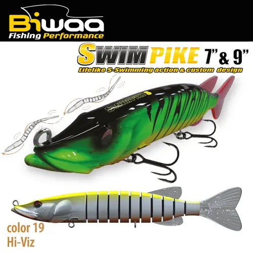 Biwaa Swimbait Swimpike Ss 9 24cm 62gr 19 Hi-viz