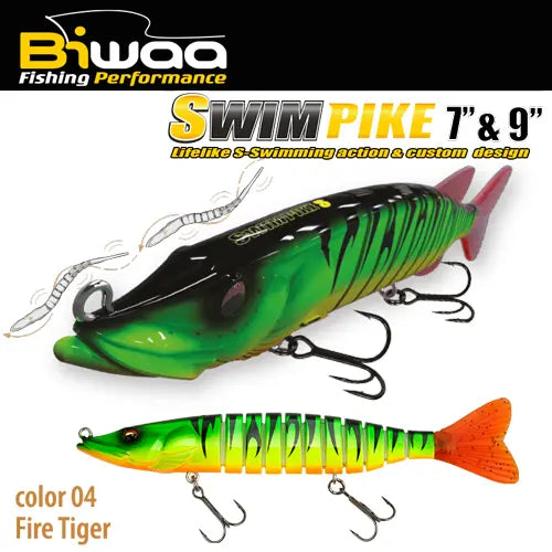 Biwaa Swimbait Swimpike Ss 9 24cm 62gr 04 Fire Tiger