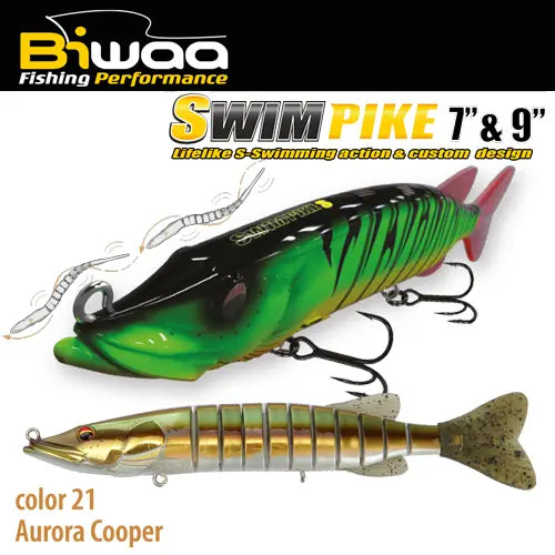 Biwaa Swimbait Swimpike Ss 7 18cm 26gr 21 Aurora Cooper