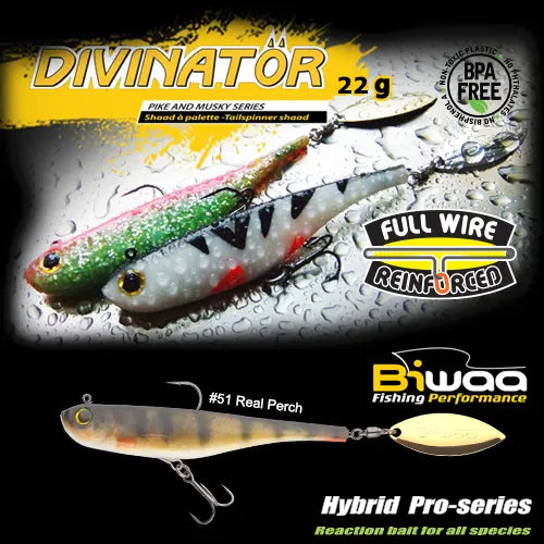 Biwaa Shad Divinator Junior 14cm 22gr 51 Real Perch