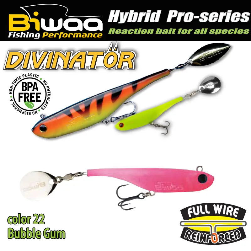 Biwaa Shad Divinator Mini 9.5cm 9gr 22 Bubble Gum