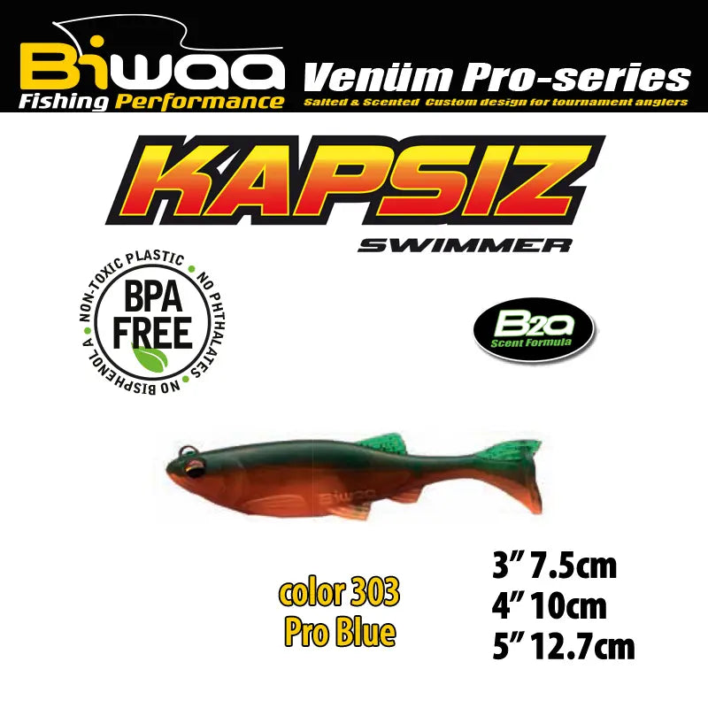 Biwaa Shad Kapsiz 3 7.5cm 201 Fire Tiger