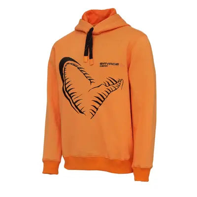 Savage Gear MEGA JAW HOODIE L SUN ORANGE