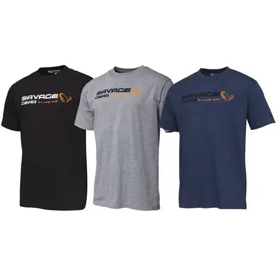 Savage Gear SIGNATURE LOGO T-SHIRT L BLACK INK