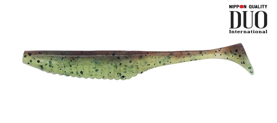 Duo Realis Versa Shad 4 10cm F082 Green Pumpkin Chartreuse