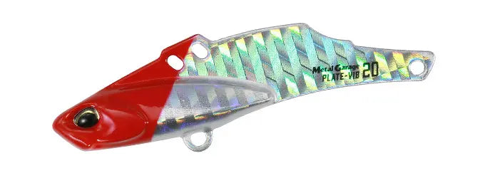 Duo Metal Garage Plate Vib 10g 5cm 10gr Pha0001 Red Head Holo