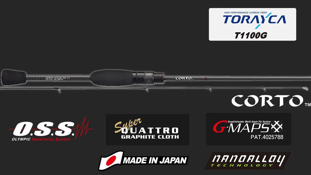 Graphiteleader Super Corto 17 Gsrcs-612l-t Ex Fast 1.85m 0.3-4gr Light