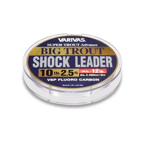 Varivas Fir Big Trout Shockleader Fluorocarbon Vsp 30m 0.285mm 12lb