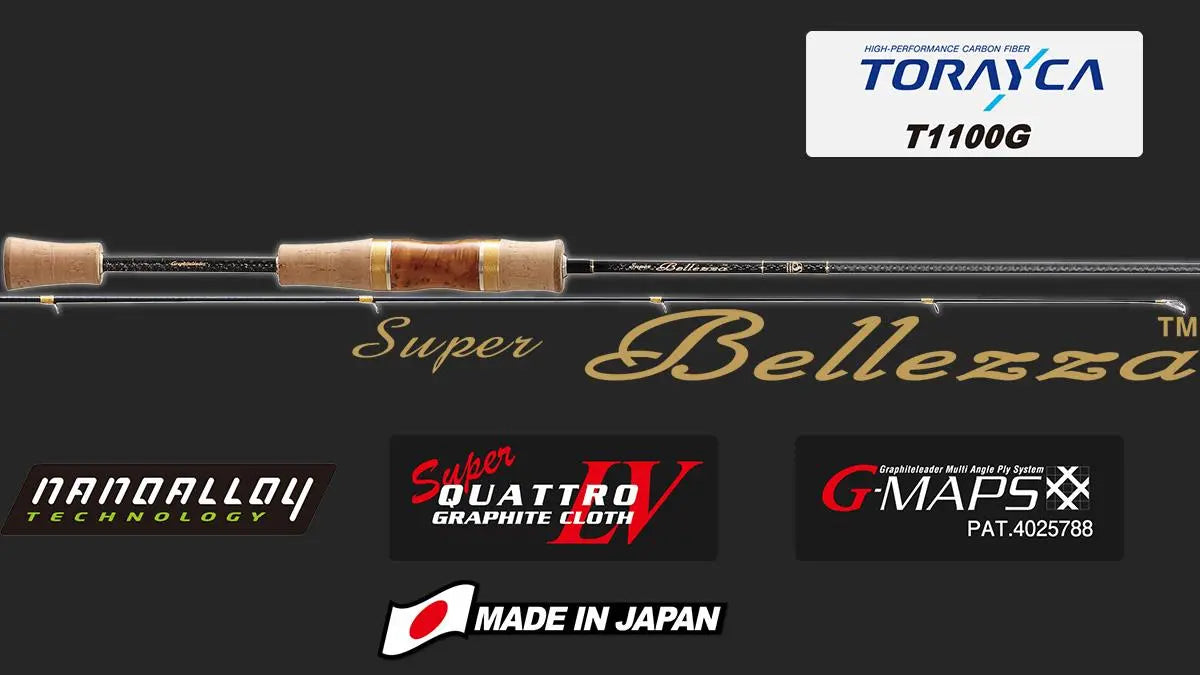 Graphiteleader Super Bellezza 18 Gsbs-642ul R-fast 1.93m 0.5-5gr Ultra Light