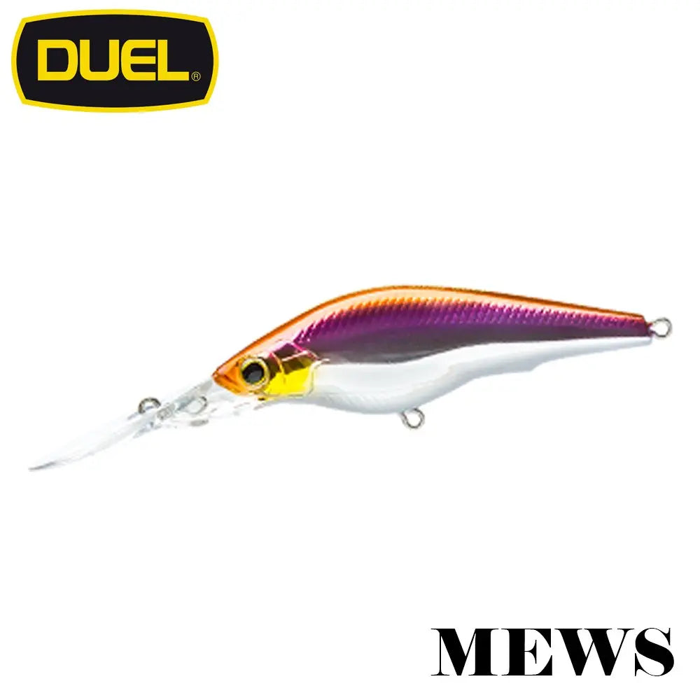 DUEL Hardcore Shad 7.5cm Slow Sinking : Culoare - MEWS - Metallic Smelt