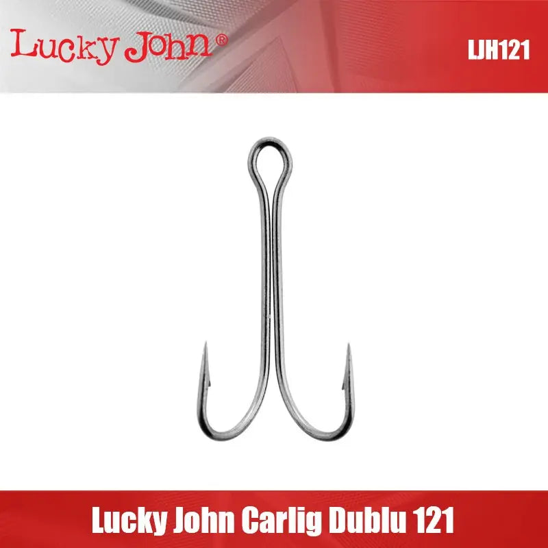 Lucky John Carlig Dublu 121 : Marime - 4/0 - 4buc/plic