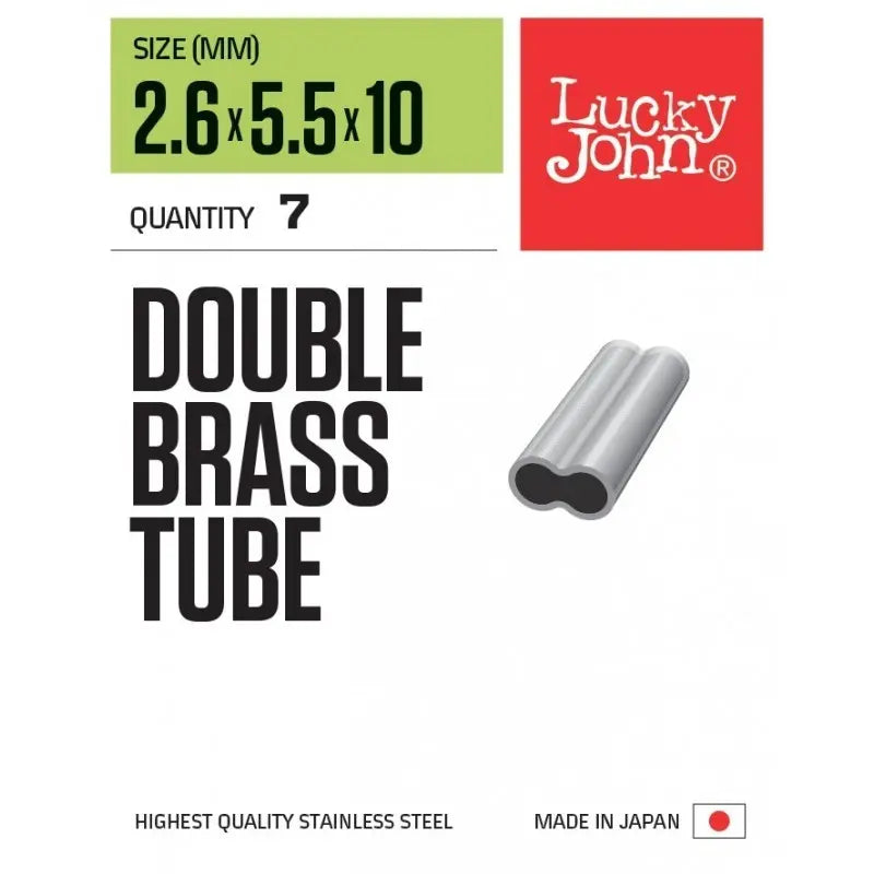 Lucky John DOUBLE BRASS TUBE : Diametru - 1.0mm