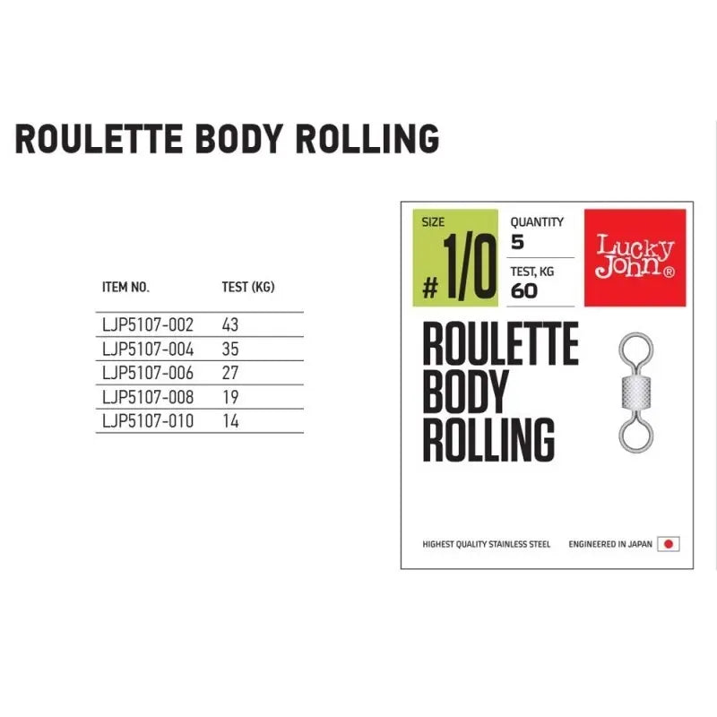 Vartej Lucky John Roulette Body Rolling : Culoare - 004
