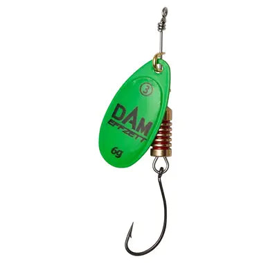 Lingurita Rotativa DAM SINGLEHOOK SPINNER 2 4G SINKING GREEN