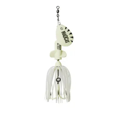 Lingurita Rotativa MADCAT A-STATIC S.SPINNER 3/0 65G S GLOW