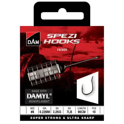Vobler DAM SPEZI FEEDER 10 0.18MM 2KG 90CM 10PCS