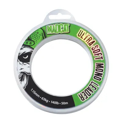 Vobler MADCAT ULTRA-SOFT MONO LEADER 50M 1.15MM 140LBS