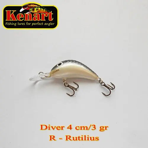 Vobler Diver Floating 4cm/3g Kenart : Culoare - Rutilus
