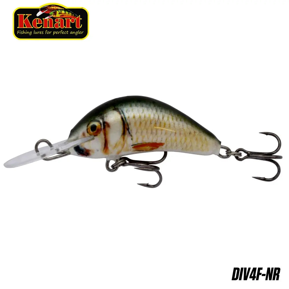 Vobler Diver Floating 4cm/3g Kenart : Culoare - Natural Roach