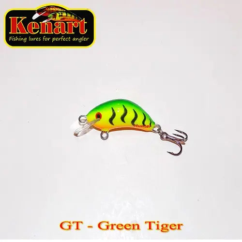 Vobler Clean Hunter Sinking 2cm/2g Kenart : Culoare - Green Tiger