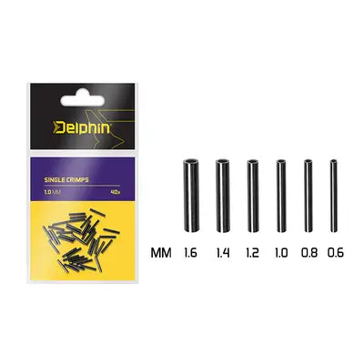 Delphin Single Crimps / 40buc 1.4mm