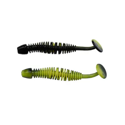 Shad Berkley Pwrbt Pwr Leech 60mmblack/Snsne Ylw