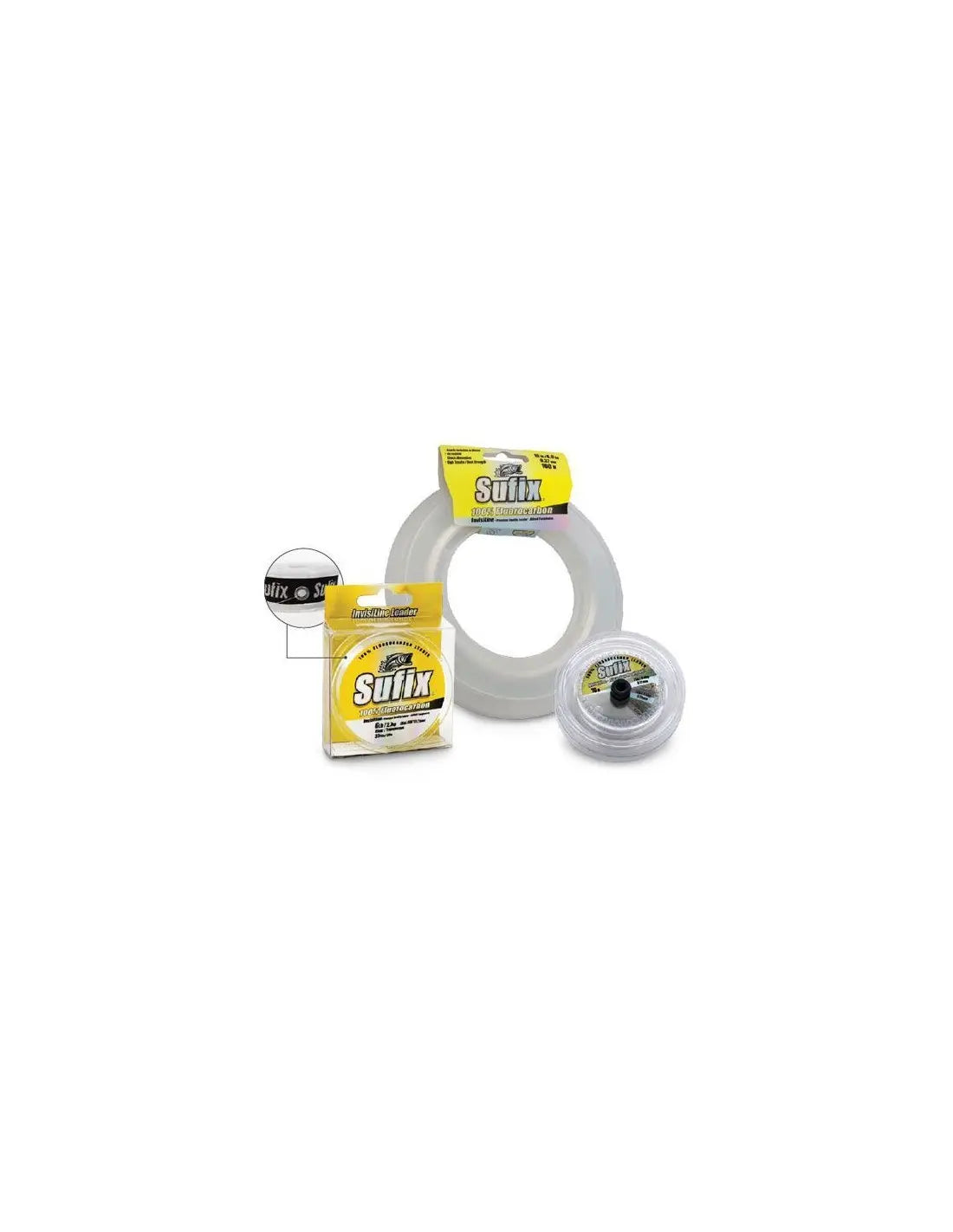 Sufix Invisiline 20m 0.19mm/3.2kg/ 7lb/clear W/socket S