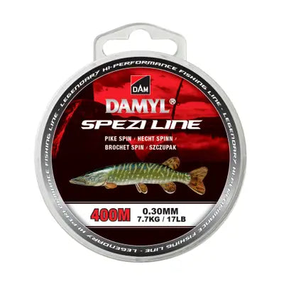 Fir Monofilament DAM DAMYL SPEZI LINE PIKE SPIN 300M0.35MM LG