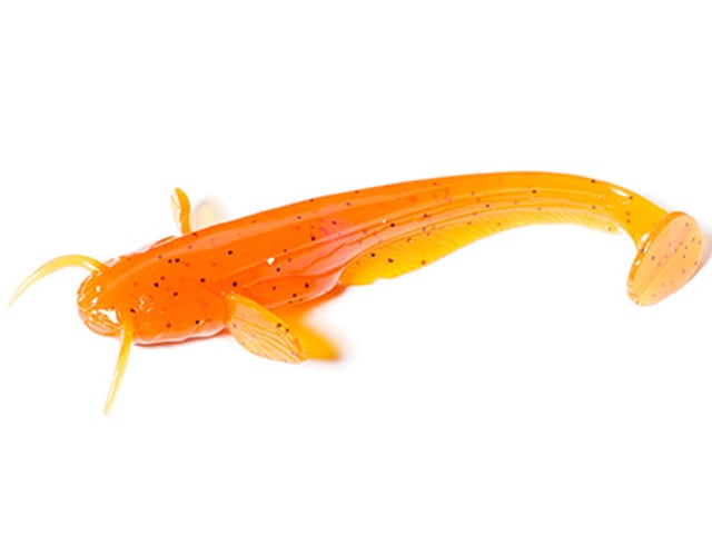 Shad FishUp Catfish 7.5cm #049 Orange Pumpkin Black