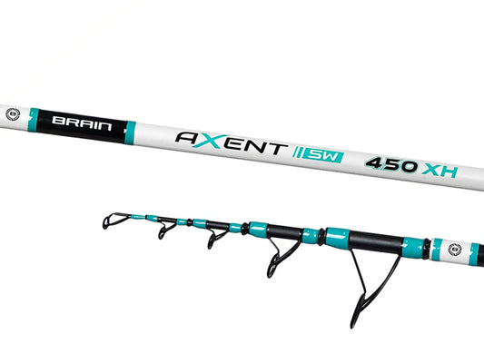 Lanseta Spinning Brain Axent Tele Surf 4.20m 180g Fast