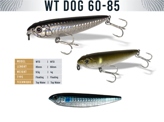 Vobler Herakles Wt-dog 60 6cm 4gr Blue Fish