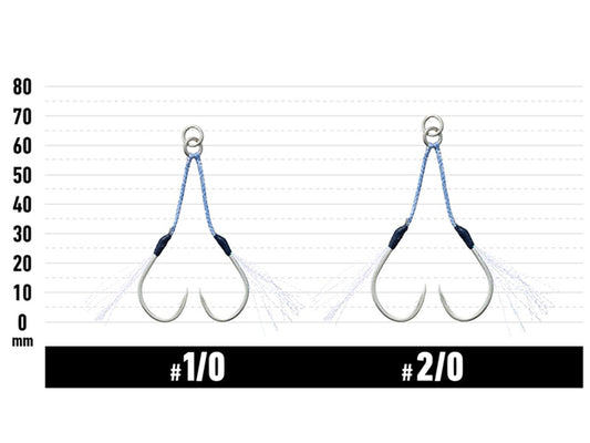 Carlige Spinning Carlige Vanfook Jgr-45 Jigen Glitter Assist Standard Hooks #1/0