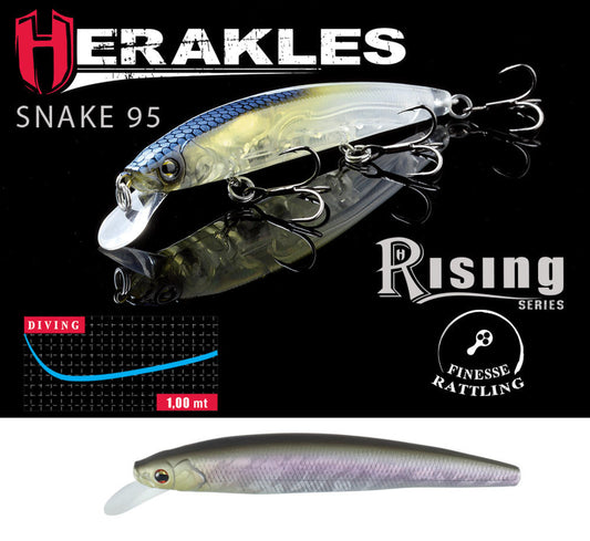 Vobler Herakles Snake 95sp 9.5cm 9gr Matt Sunny