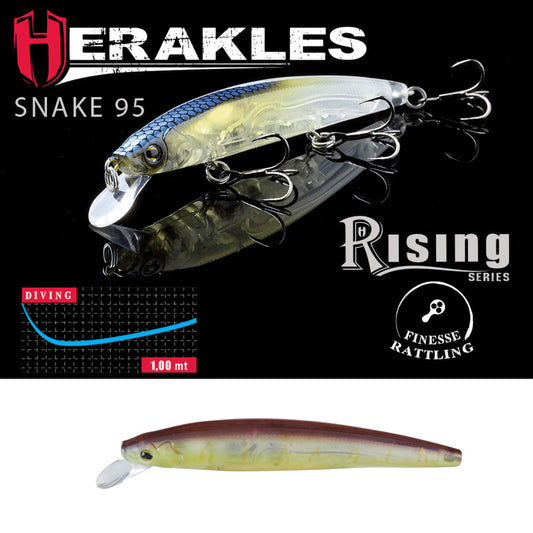 Vobler Herakles Snake 95f 9.5cm 8.8gr Levander Tiger