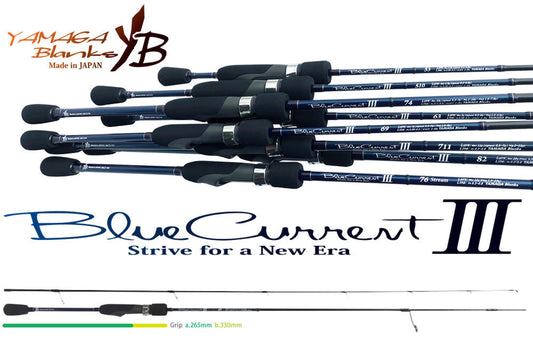 Lanseta Spinning Yamaga Blanks Yamaga Blue Current Iii 69 2.07m 0.3-7gr