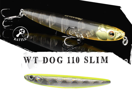 Vobler Herakles Wt-dog 110 Slim 11cm 13.5gr Chartreuse Shine