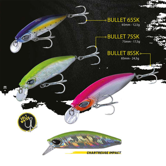 Vobler Herakles Bullet 65sk 6.5cm 12.5gr Chartreuse Impact
