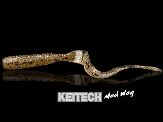 Keitech Mad Wag Mini Plum Green Flake 302 8.9cm