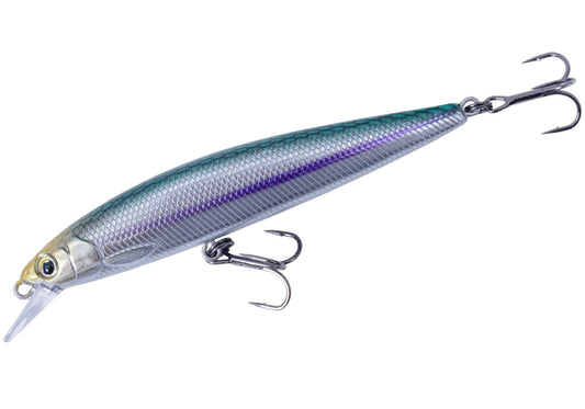 Vobler Major Craft Ceana Jerkbait 90sps Shallow 9cm 10gr #001 Blue Back Silver
