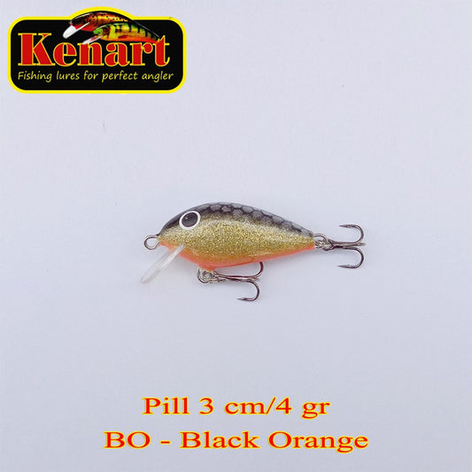 Kenart Vobler Pill Sinking 3cm/4g Kenart : Culoare - Red Head
