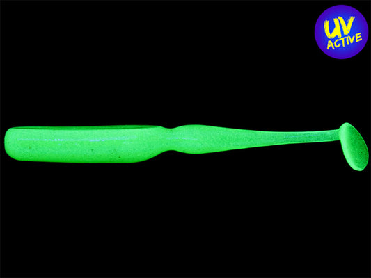 Naluca Soft Keitech Swing Bait Clear Chartreuse Glow 026 7.1cm